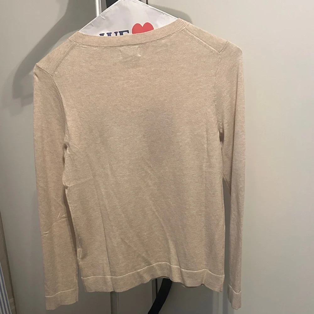 J. Crew Cream Sweater with Red Heart Motif - Picture 5 of 5
